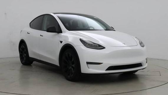 TESLA MODEL Y 2020 5YJYGDEF1LF002803 image